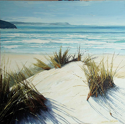 Porthkidney Late Afternoon - Caroline Atkinson