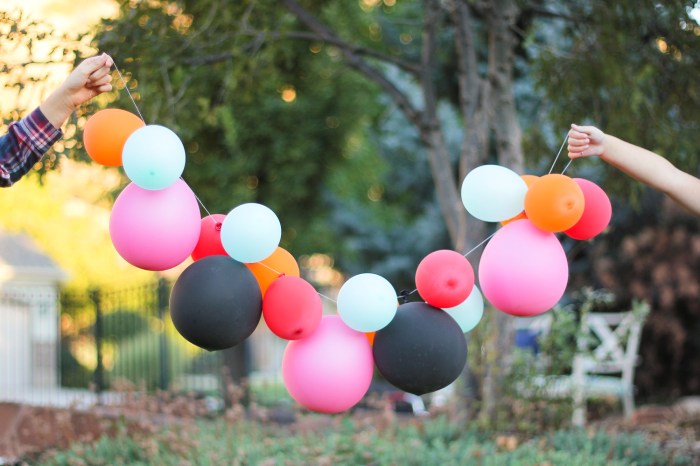 Luftballon deko selber machen