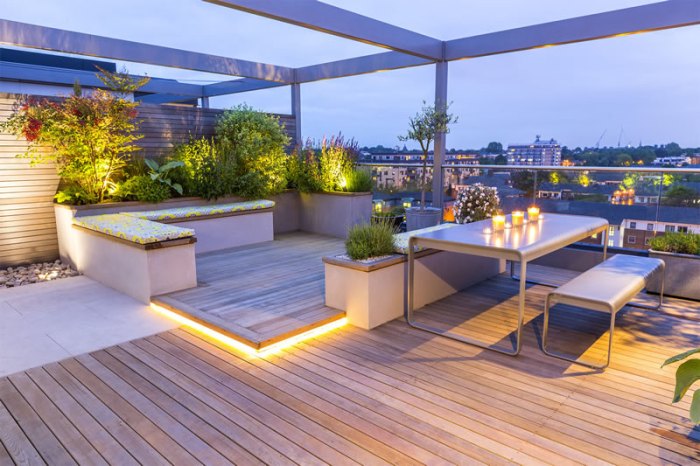 Terrasse gestalten mit wenig geld